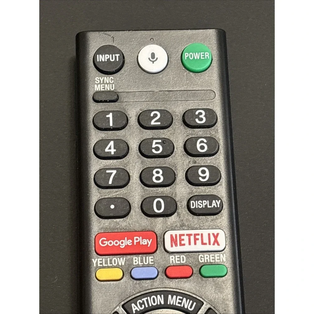 Genuine Sony RMF-TX300U Voice TV Remote Control OEM Netflix Google Play